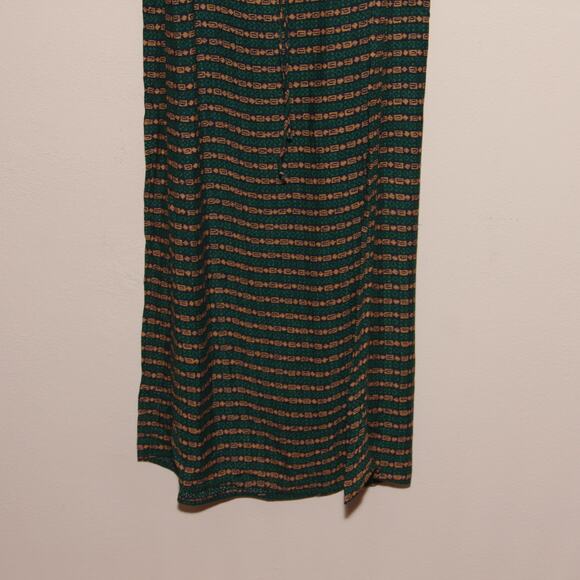 Vintage Maggy London Striped Pattern Sleeveless Maxi Dress Size 10 - Picture 5 of 7